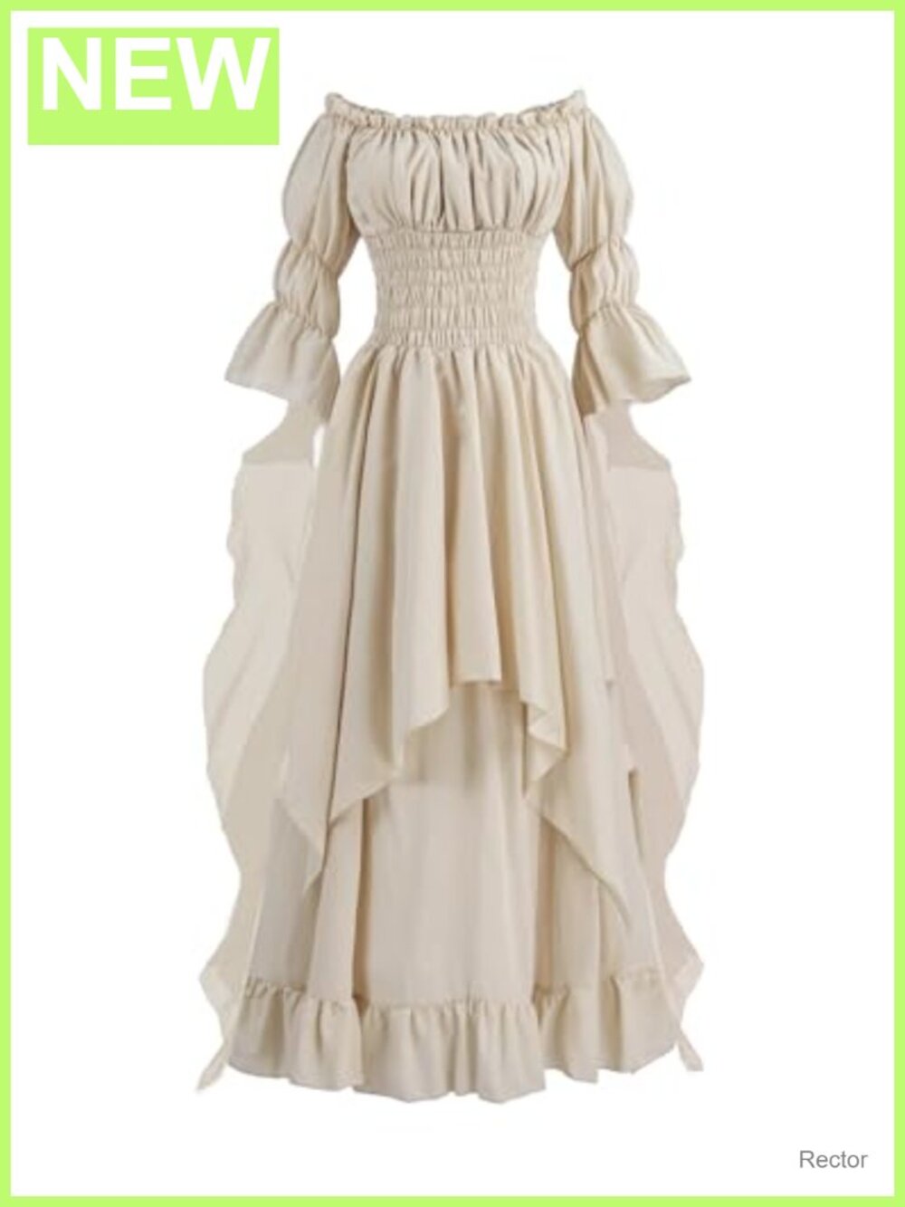 Victorian Renaissance Costume Dress Off Shoulder Cosplay Halloween